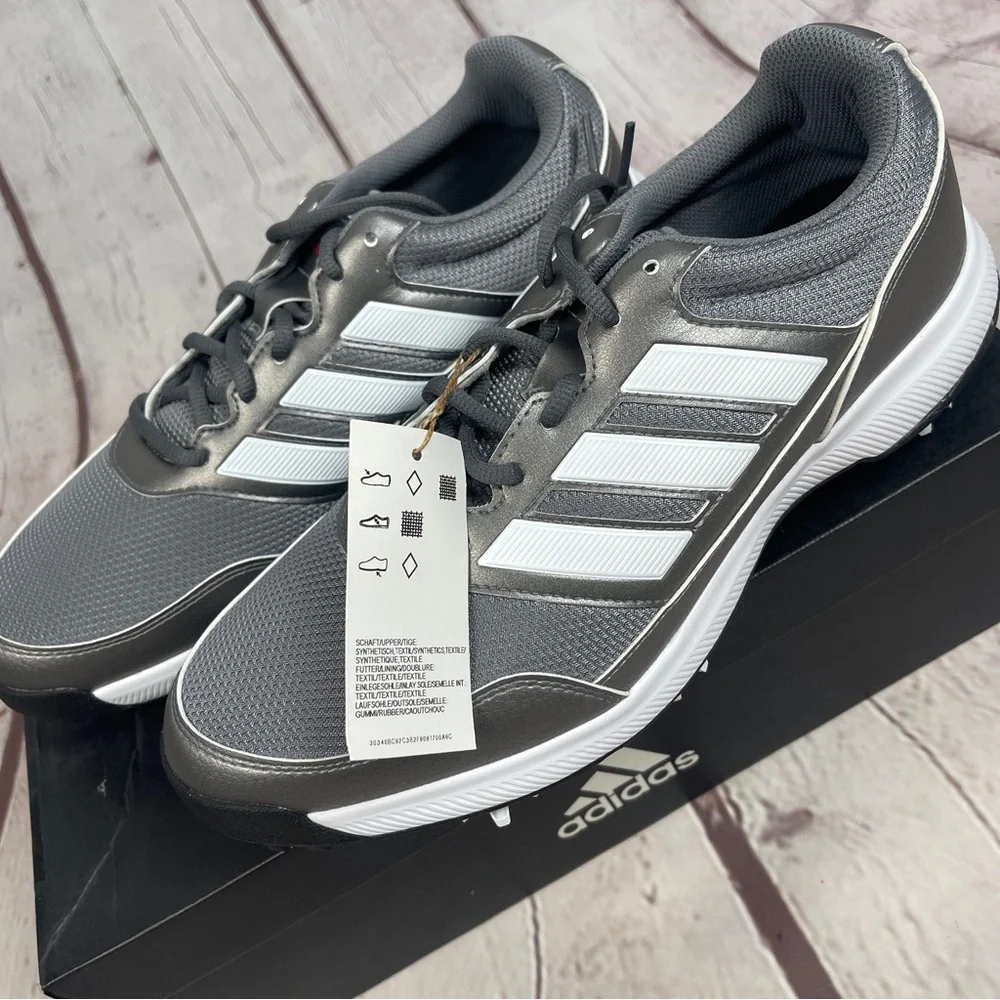ADIDAS NEW Tech Response 2.0 EE9123 men’s silver grey white golf shoes size 10.5 - Picture 1 of 11